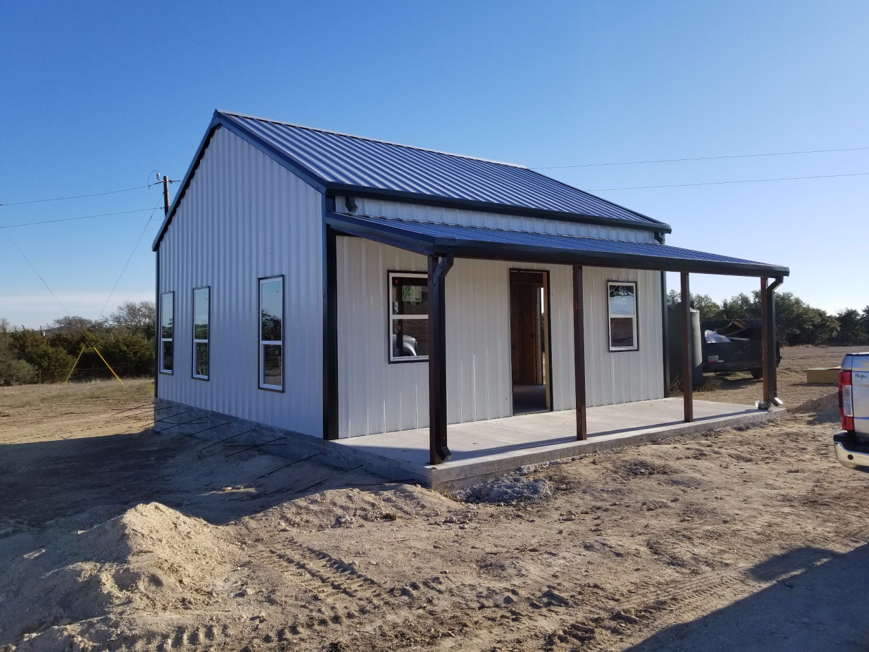 house on Moon Ranch in Florence, Texas